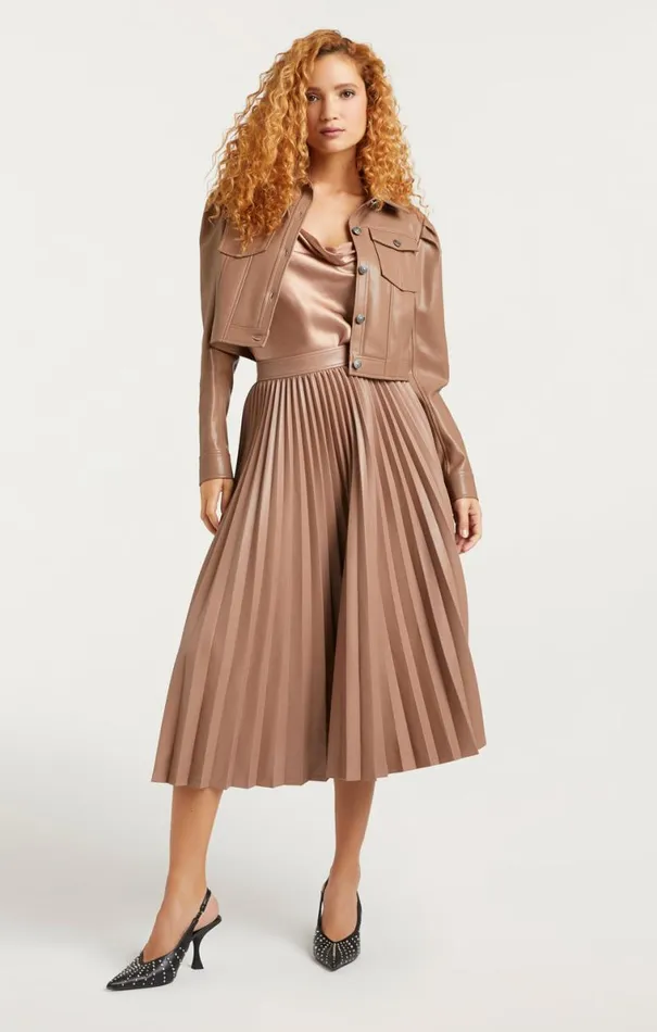 Shop Della Jacket Mocha Cinq Sept Outerwear