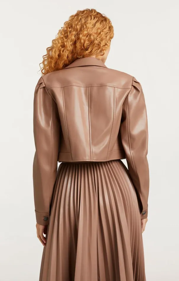 Shop Della Jacket Mocha Cinq Sept Outerwear