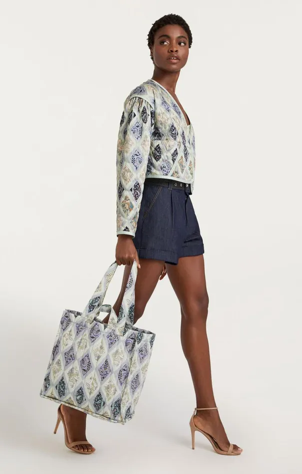 Shop Diamond Sea Junith Bag Celadon Multi Cinq Sept Accessories