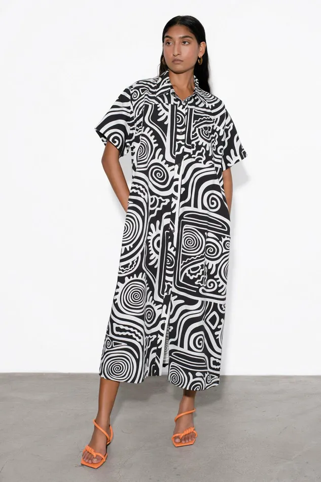 Shop Dresses Mara Hoffman Abbie Dress Black Shop Dresses Mara Hoffman Abbie Dress Black