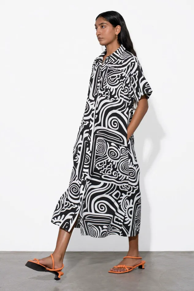 Shop Dresses Mara Hoffman Abbie Dress Black Shop Dresses Mara Hoffman Abbie Dress Black