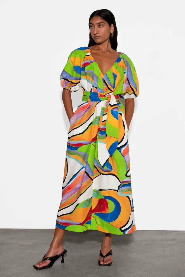 Shop Dresses Mara Hoffman Alora Dress Multi Shop Dresses Mara Hoffman Alora Dress Multi