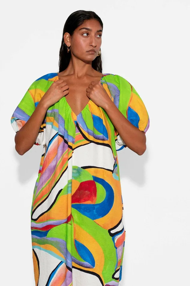 Shop Dresses Mara Hoffman Alora Dress Multi Shop Dresses Mara Hoffman Alora Dress Multi