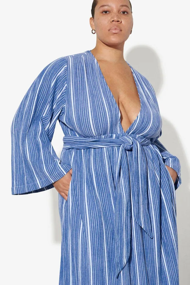 Shop Dresses Mara Hoffman Blair Dress Blue Shop Dresses Mara Hoffman Blair Dress Blue