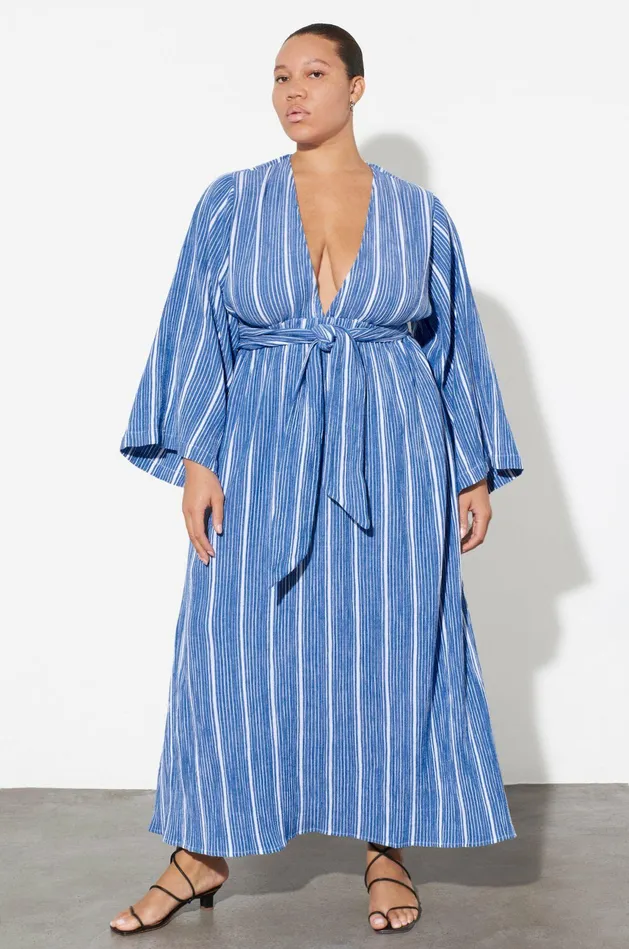 Shop Dresses Mara Hoffman Blair Dress Blue Shop Dresses Mara Hoffman Blair Dress Blue