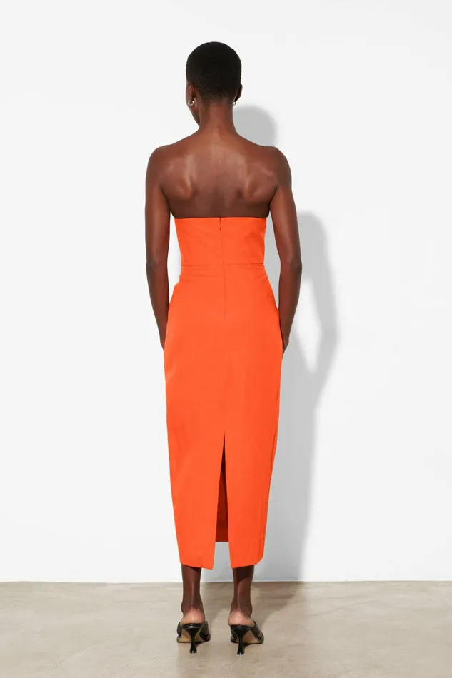 Shop Dresses Mara Hoffman Isla Dress Orange Shop Dresses Mara Hoffman Isla Dress Orange