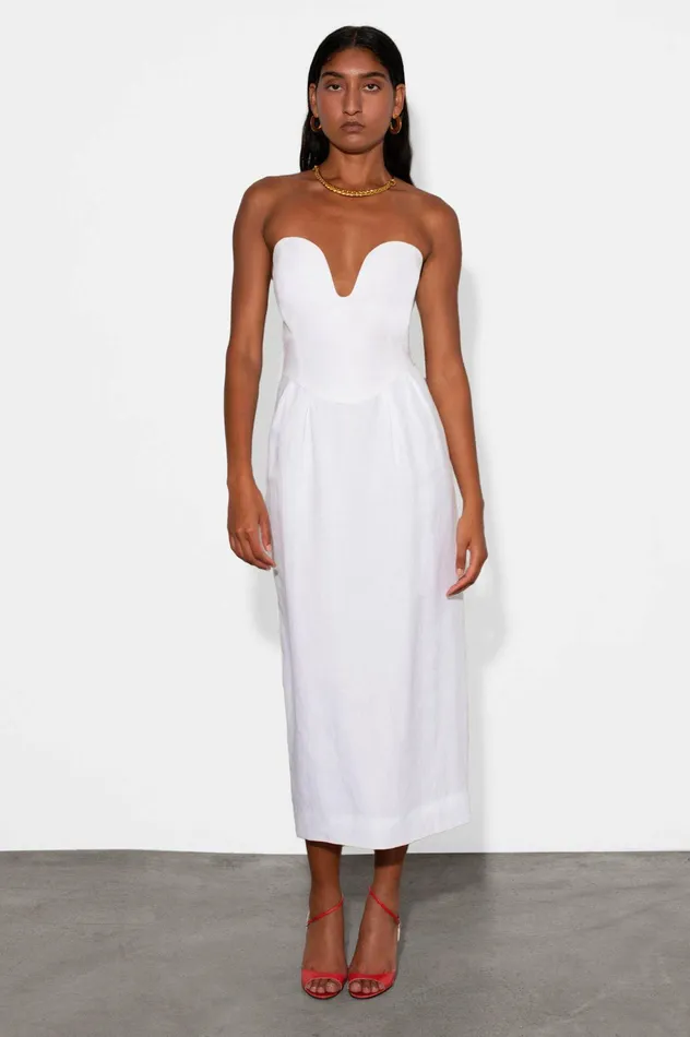 Shop Dresses Mara Hoffman Isla Dress White Shop Dresses Mara Hoffman Isla Dress White