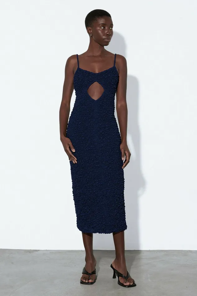 Shop Dresses Mara Hoffman Kimiko Dress Blue Shop Dresses Mara Hoffman Kimiko Dress Blue