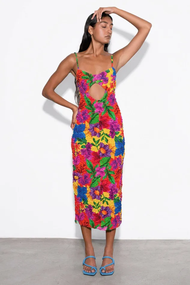 Shop Dresses Mara Hoffman Kimiko Dress Multi Shop Dresses Mara Hoffman Kimiko Dress Multi
