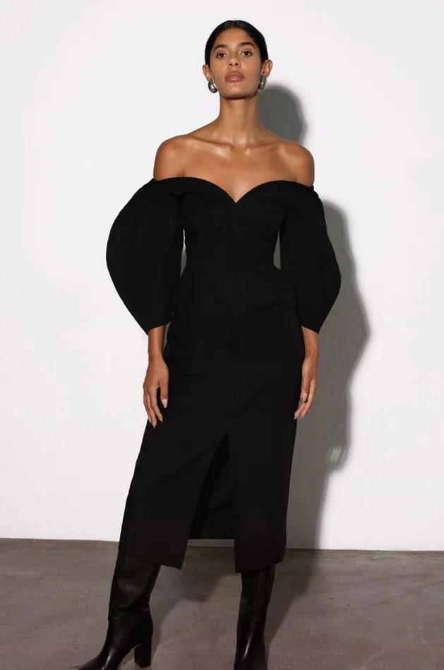 Shop Dresses Mara Hoffman Leonara Dress Black Shop Dresses Mara Hoffman Leonara Dress Black