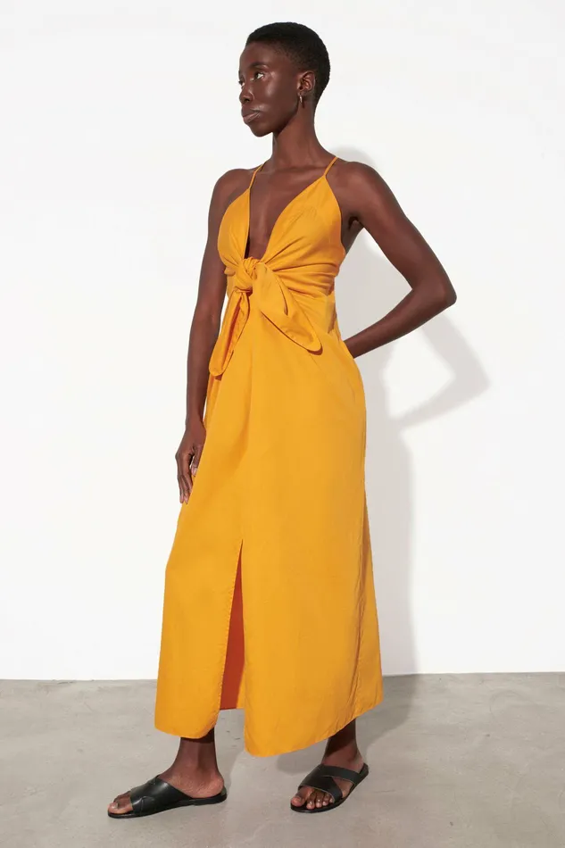 Shop Dresses Mara Hoffman Lolita Dress Yellow Shop Dresses Mara Hoffman Lolita Dress Yellow