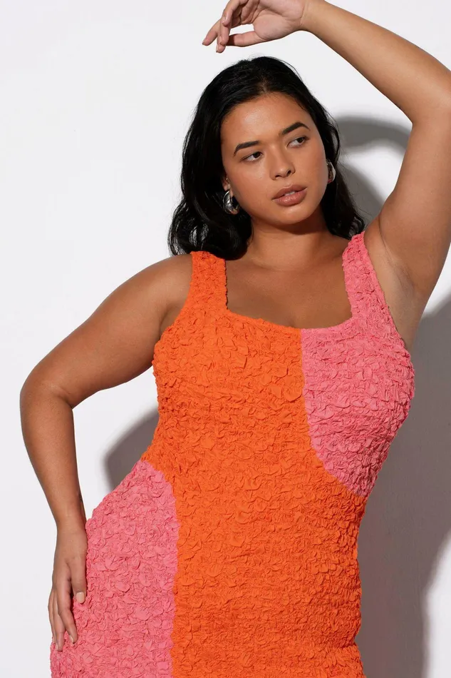 Shop Dresses Mara Hoffman Sloan Dress Orange Shop Dresses Mara Hoffman Sloan Dress Orange