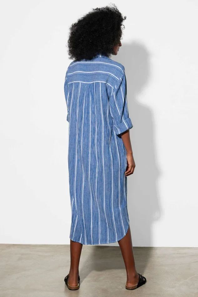 Shop Dresses Mara Hoffman Sylvia Dress Blue Shop Dresses Mara Hoffman Sylvia Dress Blue