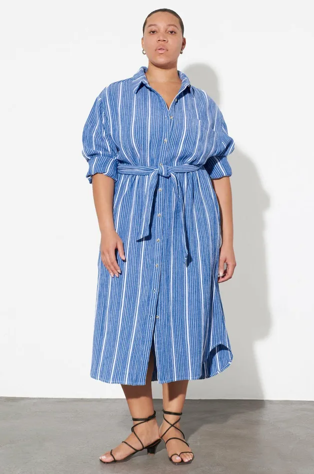 Shop Dresses Mara Hoffman Sylvia Dress Blue Shop Dresses Mara Hoffman Sylvia Dress Blue