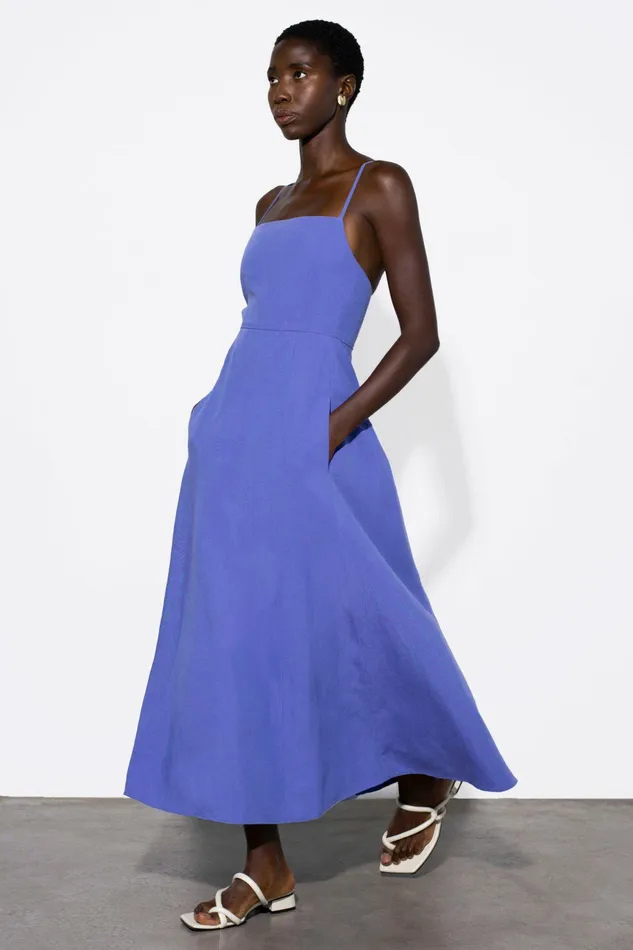 Shop Dresses Mara Hoffman Verona Dress Purple Shop Dresses Mara Hoffman Verona Dress Purple