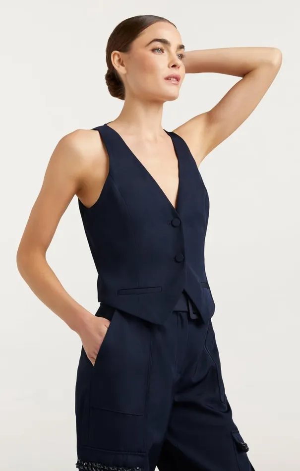 Shop Embellished Ellery Top Navywhite Cinq Sept Long Sleeve Tops