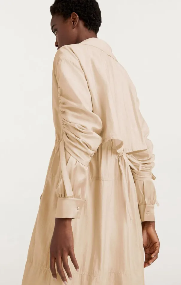 Shop Emmeline Coat Plaster Cinq Sept Outerwear