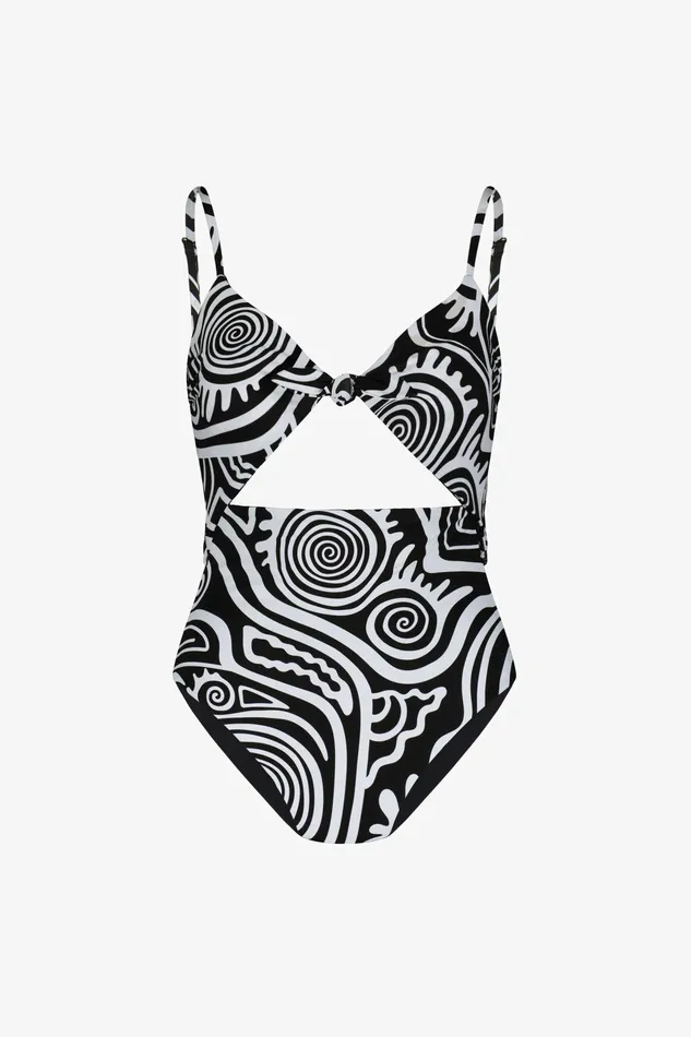 Shop Extended Sizes Mara Hoffman Extended Kia One Piece Black