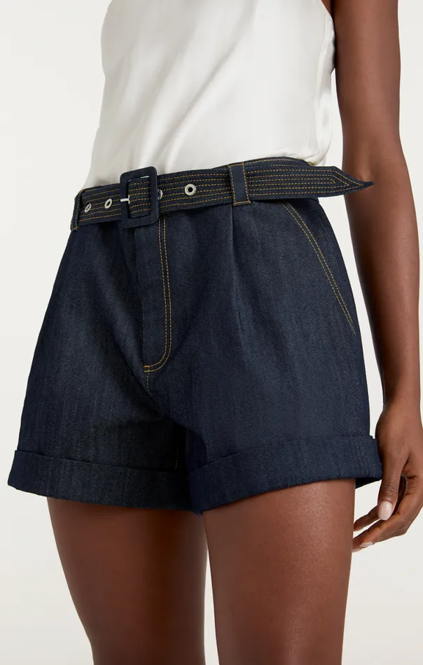 Shop Frieda Short Indigo Cinq Sept Shorts