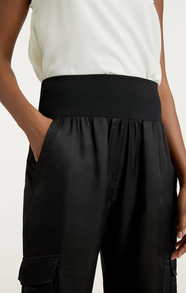 Shop Giles Pant Cupro Black Cinq Sept Pants