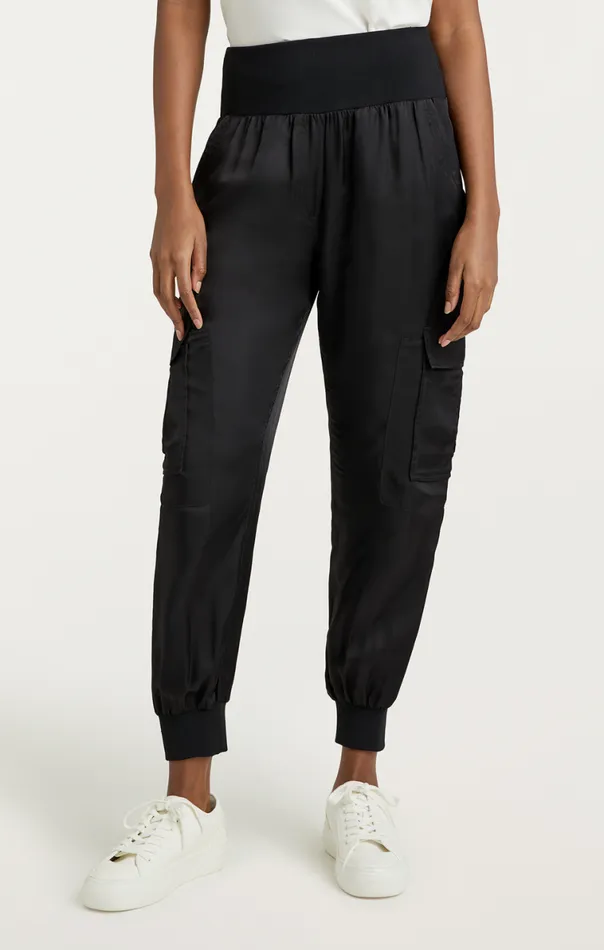 Shop Giles Pant Cupro Black Cinq Sept Pants