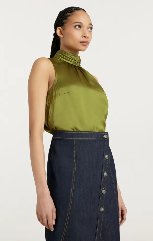 Shop Jaylee Top Moss Cinq Sept Tank Tops and Camisoles