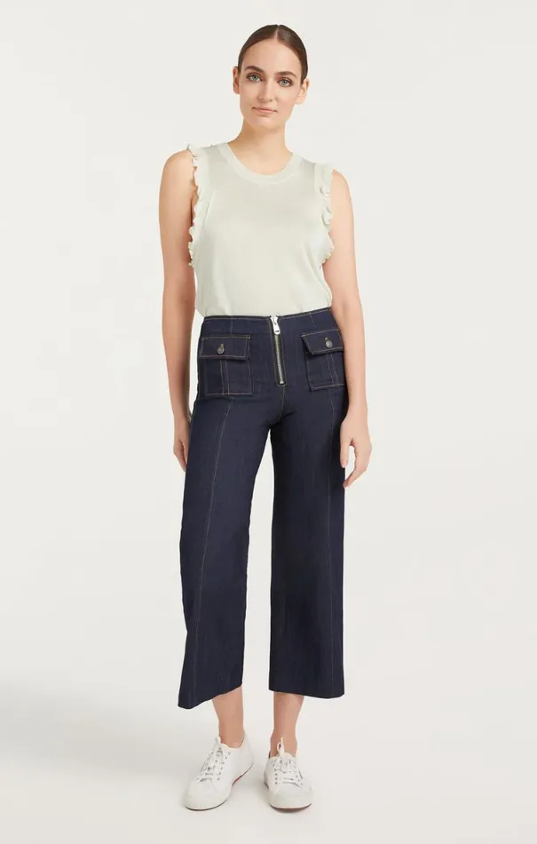 Shop Knit Lenore Top Ivory Cinq Sept Sweaters and Knits