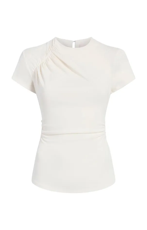 Shop Kylen Top Ivory Cinq Sept Tees