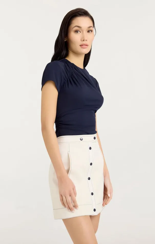 Shop Kylen Top Navy Cinq Sept Tees