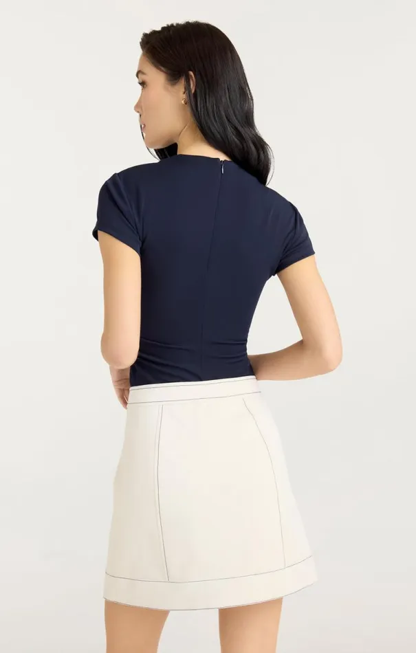 Shop Kylen Top Navy Cinq Sept Tees