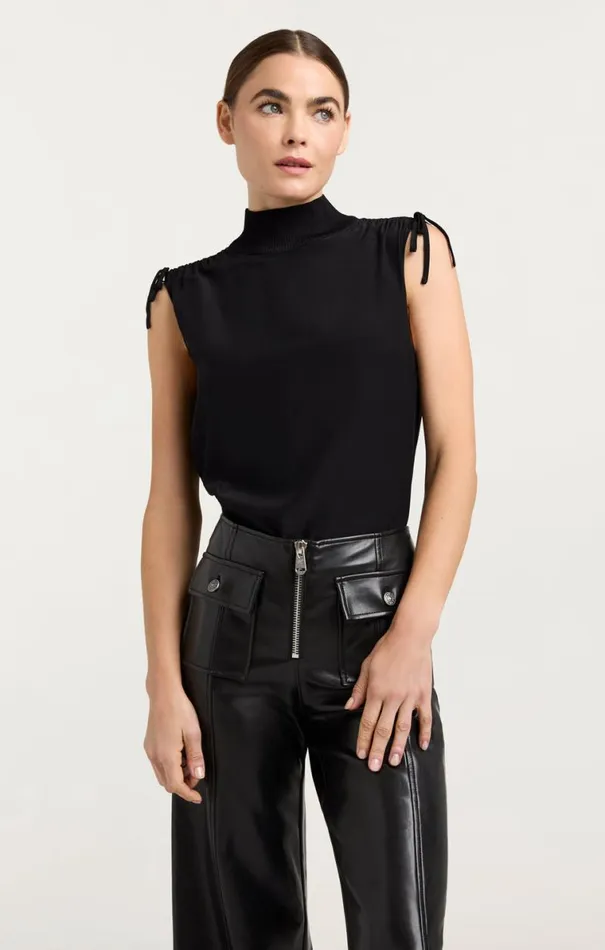 Shop Liam Top Black Cinq Sept Tank Tops and Camisoles