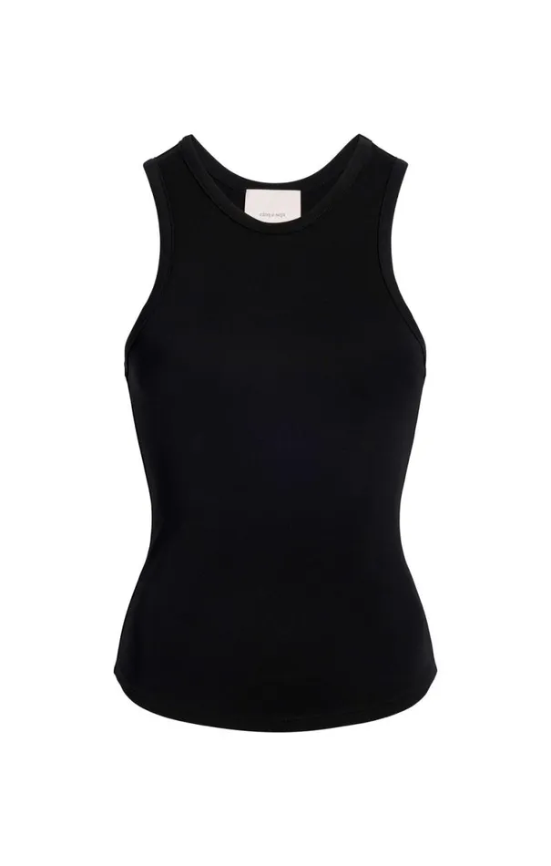 Shop Lizzie Tank Black Cinq Sept Tank Tops and Camisoles