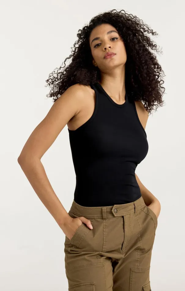 Shop Lizzie Tank Black Cinq Sept Tank Tops and Camisoles