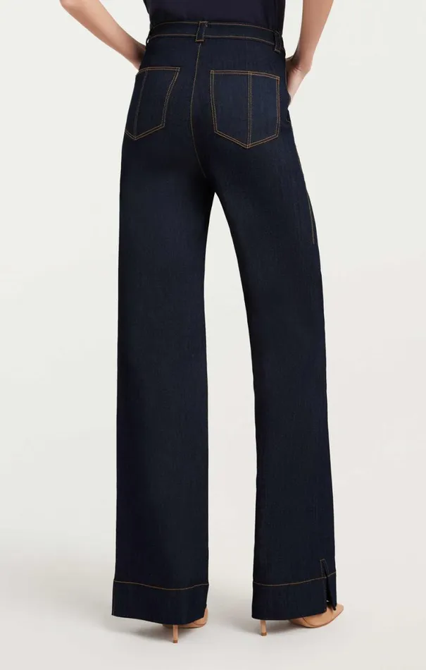 Shop Long Benji Pant Indigo Cinq Sept Pants