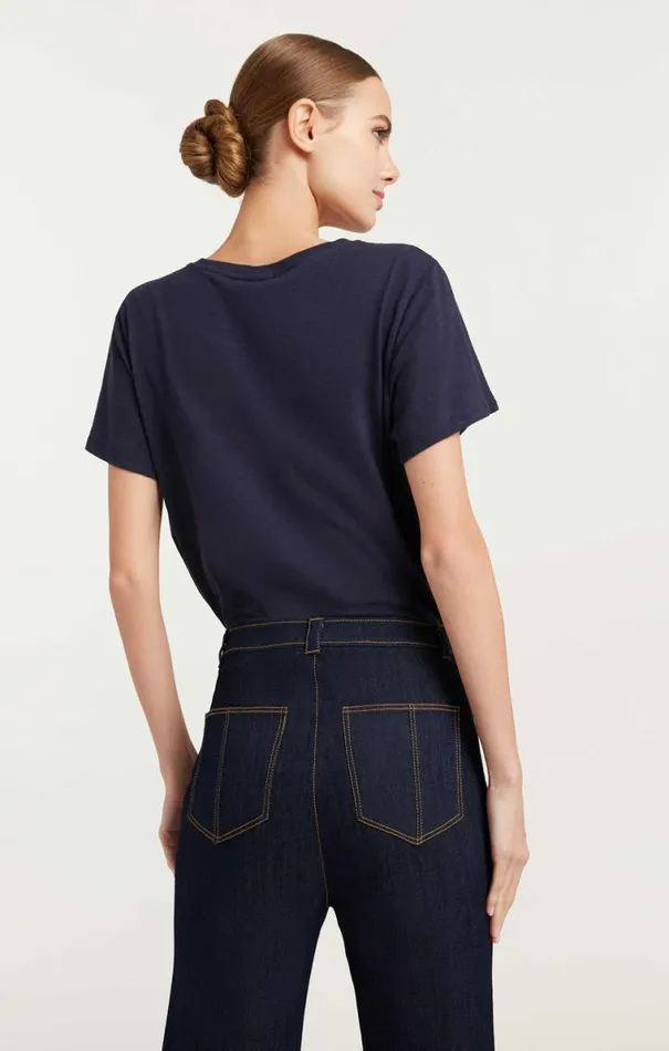 Shop Long Benji Pant Indigo Cinq Sept Pants
