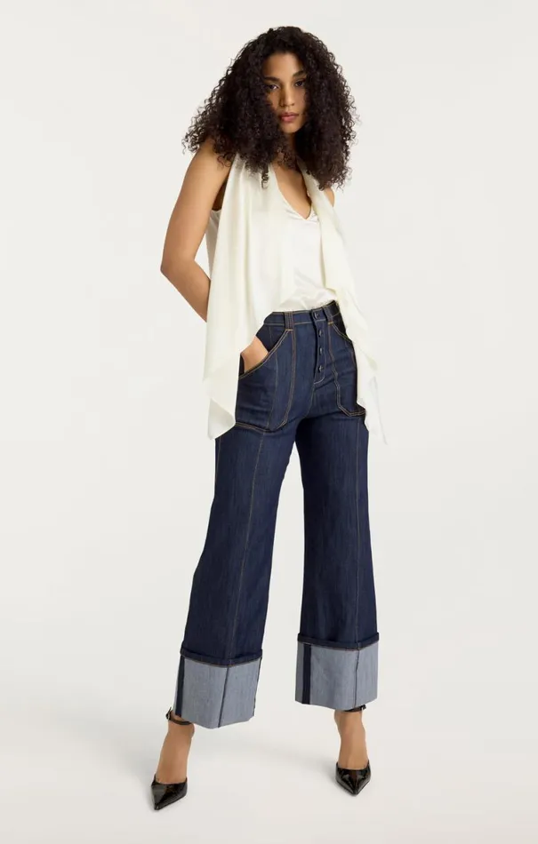 Shop Louella Top Ivory Cinq Sept Tank Tops and Camisoles