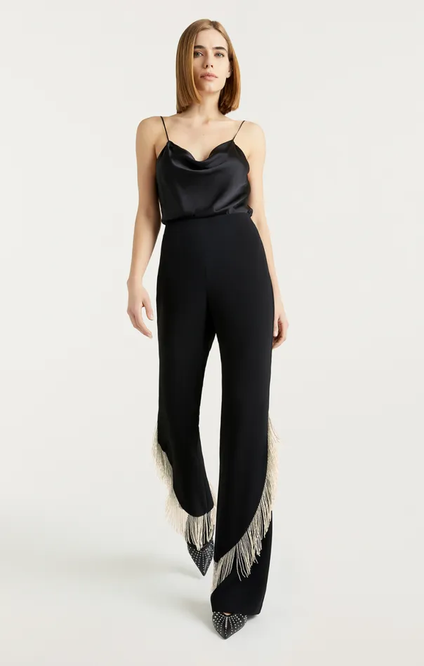 Shop Lucynda Pant Blacksilver Cinq Sept Pants