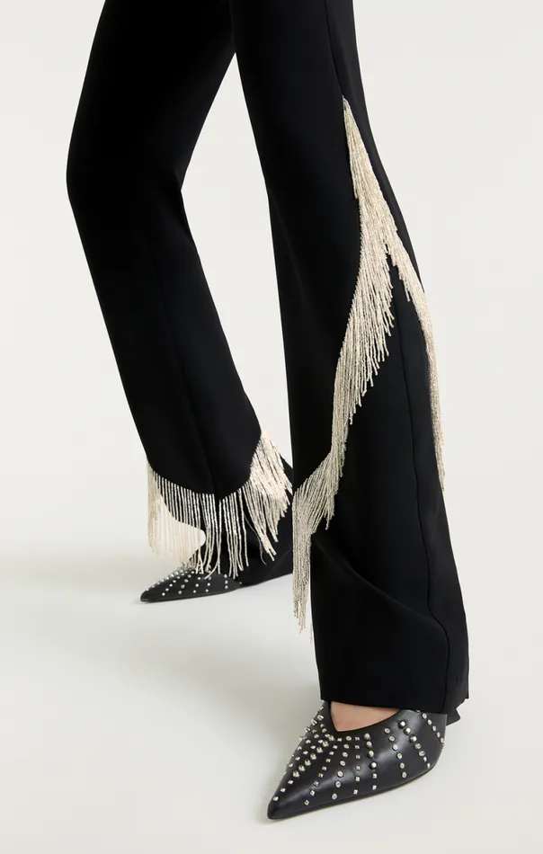 Shop Lucynda Pant Blacksilver Cinq Sept Pants