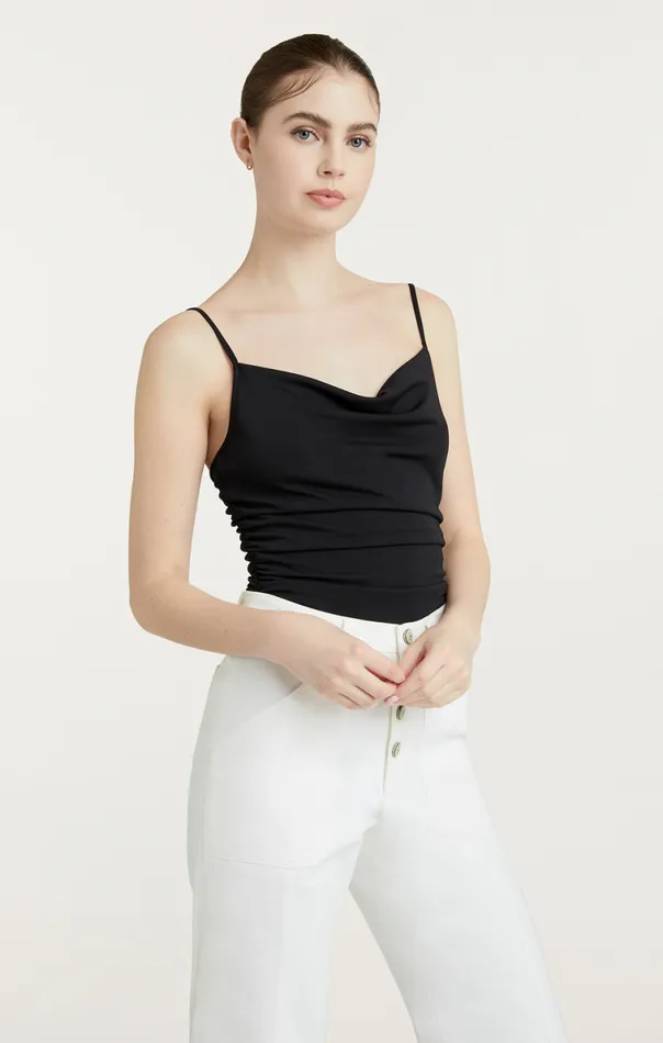 Shop Marta Bodysuit Black Cinq Sept Tank Tops and Camisoles