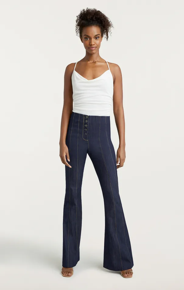Shop Marta Bodysuit Ivory Cinq Sept Tank Tops and Camisoles