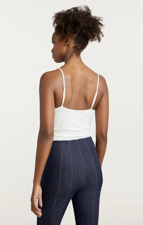Shop Marta Bodysuit Ivory Cinq Sept Tank Tops and Camisoles