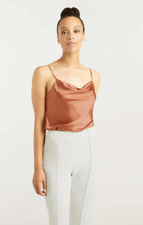 Shop Marta Cami Copper Cinq Sept Tank Tops and Camisoles