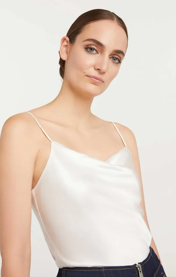 Shop Marta Cami Ivory Cinq Sept Tank Tops and Camisoles