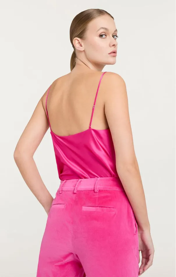 Shop Marta Cami Pink Dahlia Cinq Sept Tank Tops and Camisoles