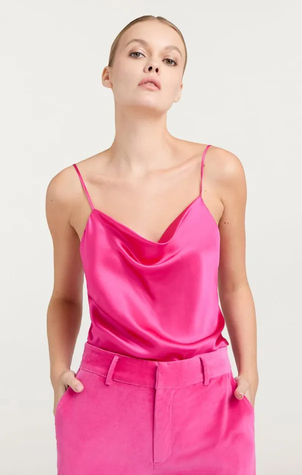 Shop Marta Cami Pink Dahlia Cinq Sept Tank Tops and Camisoles