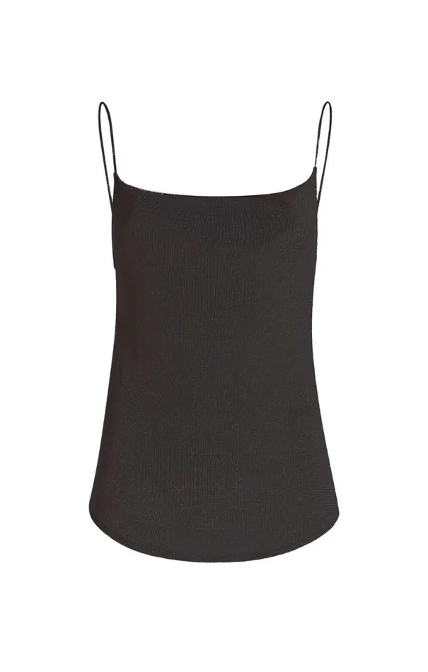 Shop Marta Knit Cami Black Cinq Sept Tank Tops and Camisoles