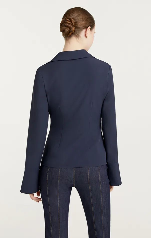 Shop Mckenna Top Navy Cinq Sept Long Sleeve Tops