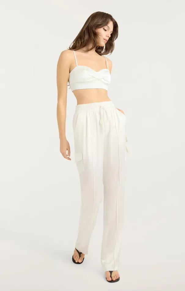 Shop Nikola Top Ivory Cinq Sept Tank Tops and Camisoles