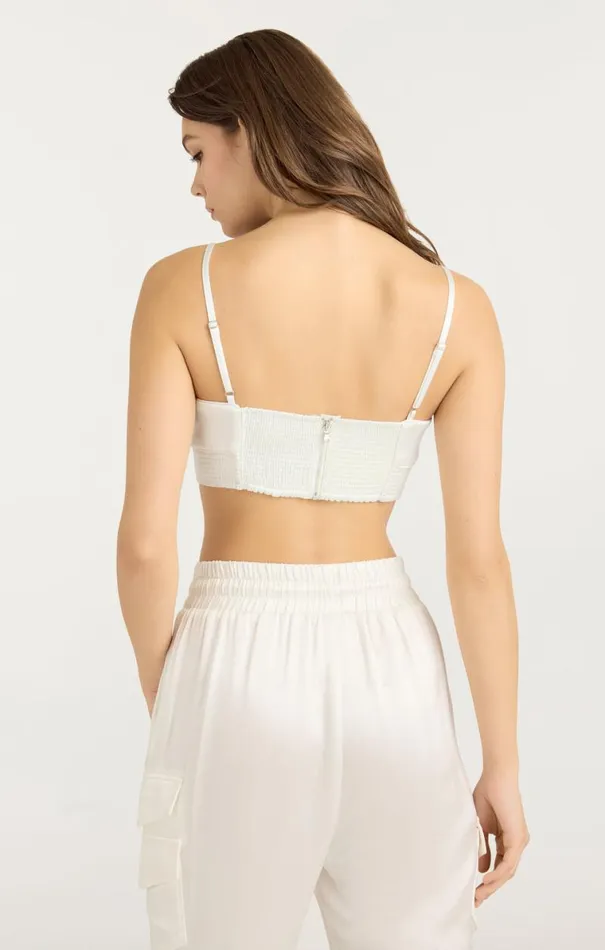 Shop Nikola Top Ivory Cinq Sept Tank Tops and Camisoles