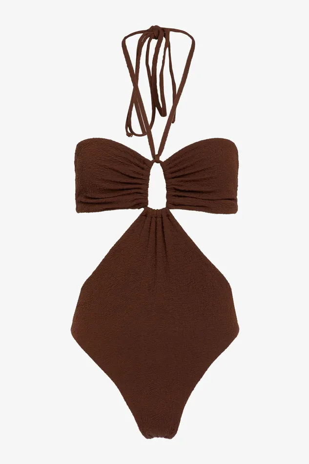 Shop One Pieces Mara Hoffman Blanca One Piece Brown